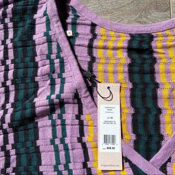 NWT BCBGeneration Crochet Wrap Knit Top - Picture 12 of 14